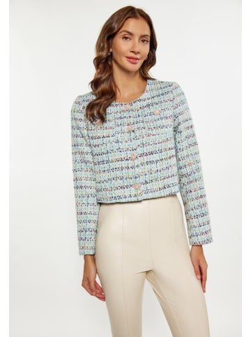 faina Damen Kurzblazer in Blau Mehrfarbig