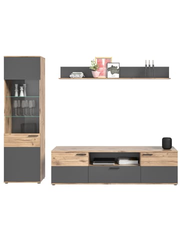 ebuy24 Regalsystem Mason Eiche Dekor 266 x 47 cm