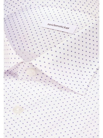 Seidensticker Business Hemd Slim in Mittelblau
