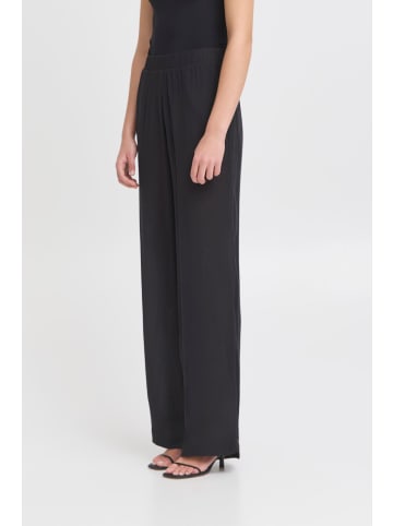 ICHI Loungehose in schwarz