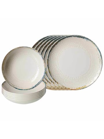 Ritzenhoff & Breker 12er Set Tafelservice Alfonso beige in beige