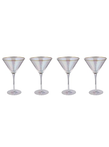 Butlers Martiniglas SMERALDA 4er-Set in Durchsichtig