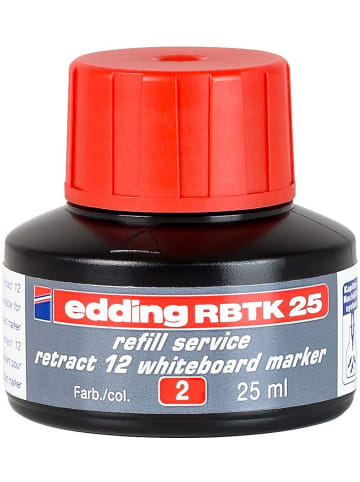 edding Nachfülltinte edding RBTK 25 für edding Boardmarker retract 12 25ml rot