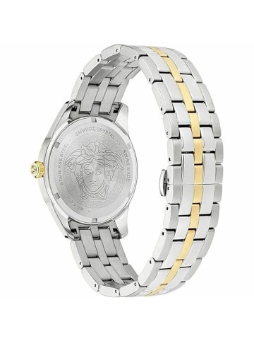 Versace Quarzuhr für Damen in silber