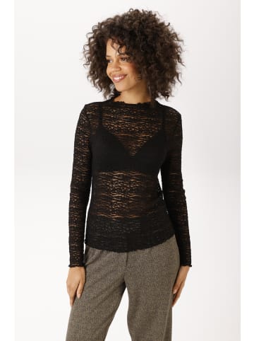 Aniston CASUAL Langarmshirt in schwarz