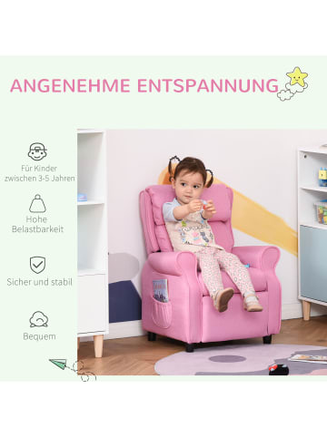 HOMCOM Kindersofa Rosa