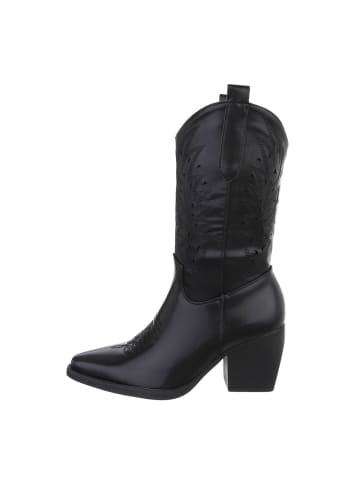 Ital-Design Stiefel in Schwarz