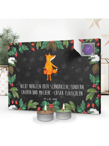 Mr. & Mrs. Panda adventskalender duftkerzen Fuchs Laterne mit Sp... in Kreidetafel