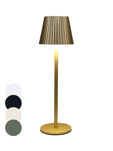 Coen Bakker LED Tischlampe dimmbar IP44 Innen & Außen 36,5x11cm in Gold