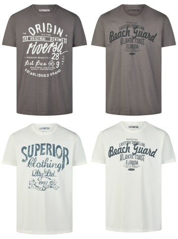 riverso T-Shirt RIVLeon 4er Pack in Mehrfarbig