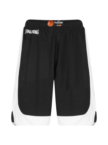 Spalding Shorts Hustle in schwarz / weiß