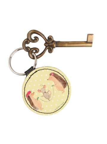 Mr. & Mrs. Panda Anhänger Igel Seilhüpfen ohne Spruch in Gelb Pastell