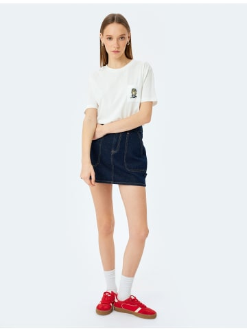 KOTON TSHIRT SS in Ekru