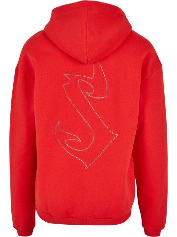 9N1M SENSE Zip-Kapuzenpullover in red