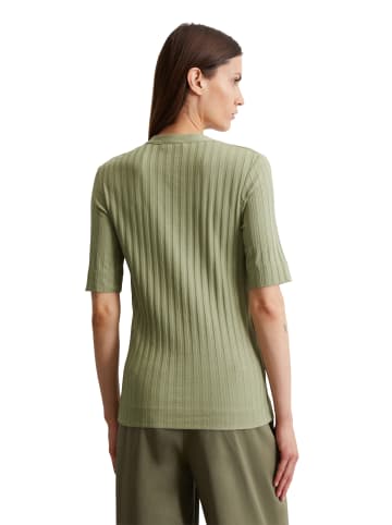 Marc O'Polo Pointelle-Kurzarm-Cardigan slim in Smooth Sage