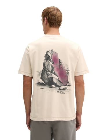 Marc O'Polo T-Shirt oversized in Grey Silk