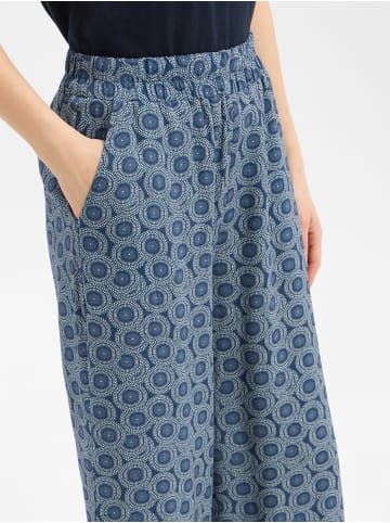 Franco Callegari Hose in blau ecru