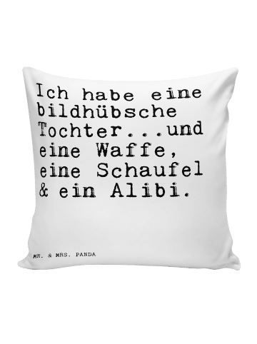 Mr. & Mrs. Panda Dekokissen Ich habe eine bildhübsche... mit Spruch in Weiß