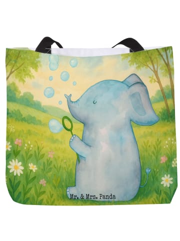 Mr. & Mrs. Panda Shopper Damen Elefant Seifenblasen Design ohne ... in Weiß