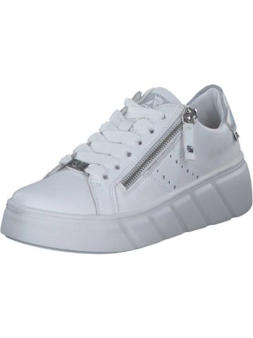 rieker Schnürschuhe in weiss/perlmutt/weiss