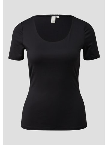 QS T-Shirt in 9999_schwarz