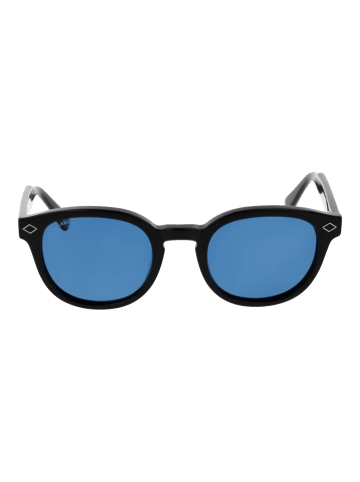 Replay Unisex Sonnenbrille Panto Schwarz