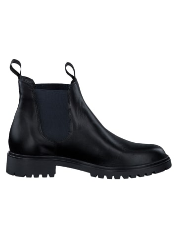 Tamaris Chelsea Boot in BLACK LEA/NAVY