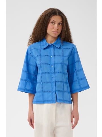 Soaked in Luxury Langarm - Hemd SLCarmelita Baggy fit in Regatta