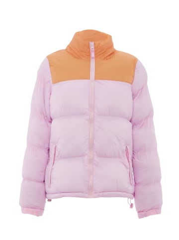 UCY Wattierte Steppjacke in Süßes Pink Aprikose