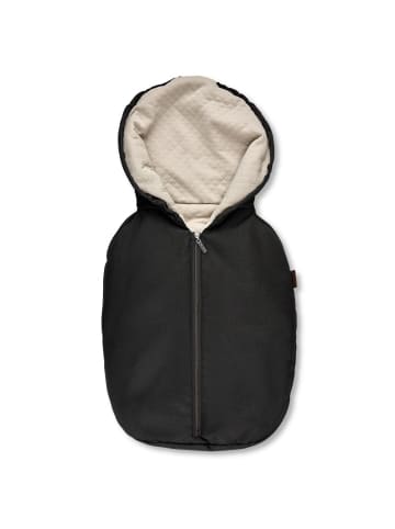 ABC-Design Neugeborenen-Fußsack für Babyschale Tulip in schwarz,beige