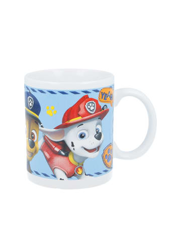 Paw Patrol Tasse im Geschenkkarton Chase, Marshall und Rubble in Mehrfarbig