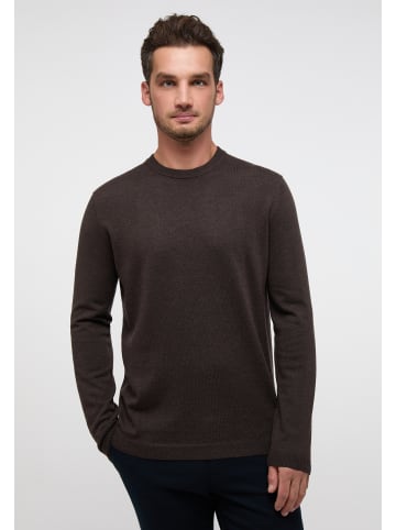 Eterna Strick Pullover in dunkelbraun