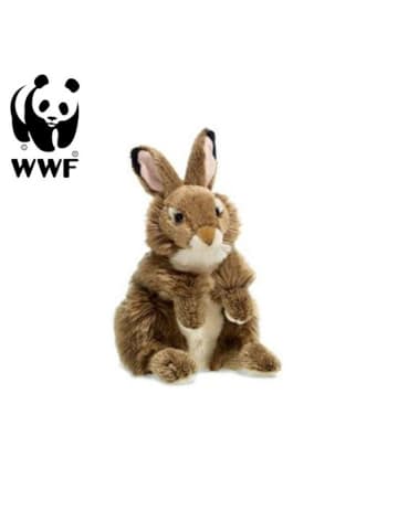 WWF Plüschtier - Hase (19cm, sitzend) in braun