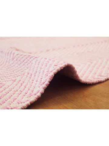 Kayoom Wohnzimmer Teppich – Webteppich Aperitif 510 in pink - rechteckig