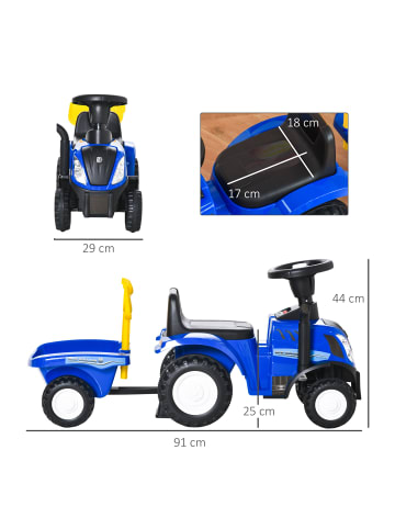 HOMCOM NEW HOLLAND Aufsitzbagger 1-3 Jahre Blau