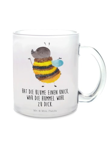 Mr. & Mrs. Panda Teetasse Hummel flauschig mit Spruch in Transparent