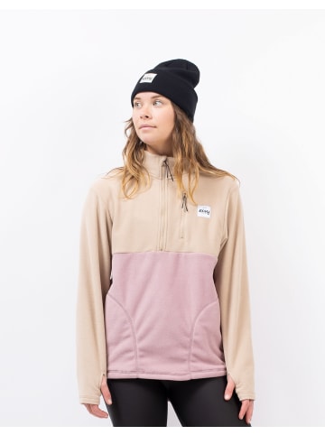 eivy Fleecepullover Techlight Halfzip Fleece 2 in Sand Faded Woodrose
