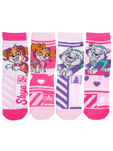 United Labels 5er Pack Paw Patrol - Socken in rosa