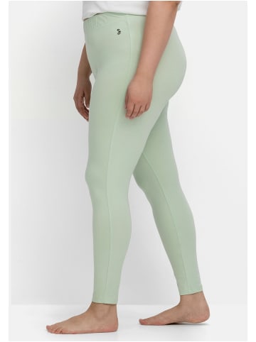 sheego Relax-Leggings in mint+anthrazit