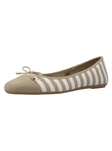Fitters Ballerinas in Taupe