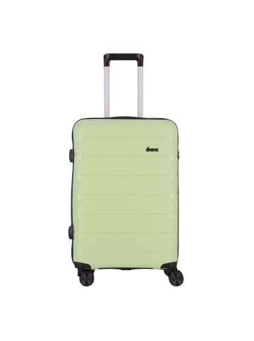 D&N Travel Line 4100 4 Rollen Trolley M 64 cm lime green