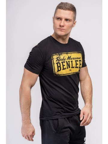 BENLEE Rocky Marciano T-Shirt "Boxlabel" in Schwarz