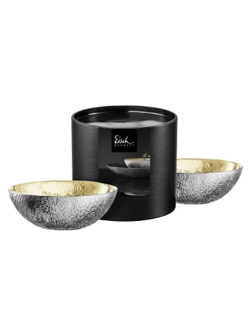 Eisch 2er Set Schalen Sen Silver ø 15 cm in silber