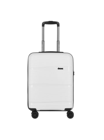 D&N Travel Line 4300 4 Rollen Kabinentrolley S 55 cm weiß