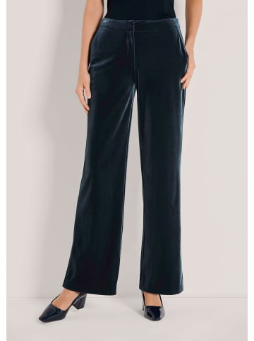 MADELEINE Elegante Hose mit luxuriösem Touch in marine