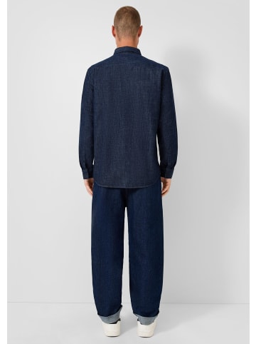 QS Hemd  in  59Y8_tiefblau