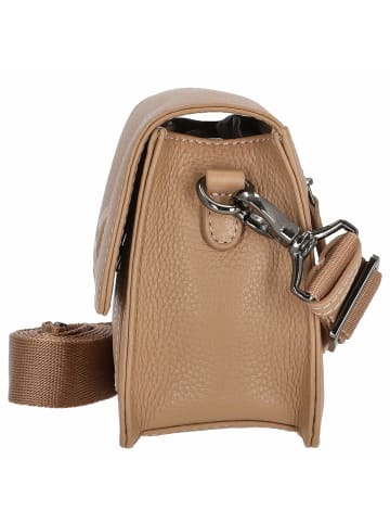 Bugatti Elsa - Umhängetasche Leder S 18.5 cm (schwarz) in sand