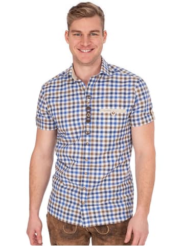 OS-Trachten Hemd 421006-3268 in kornblau