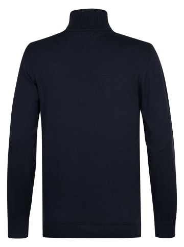 Petrol Industries Feinstrickrollkragenpullover Vail in Blau