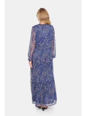 SAINT TROPEZ Kleid ValerieSZ Gerade Passform in Midnight Sail Water Strokes